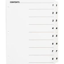 Business Source BSN05853 Index Divider